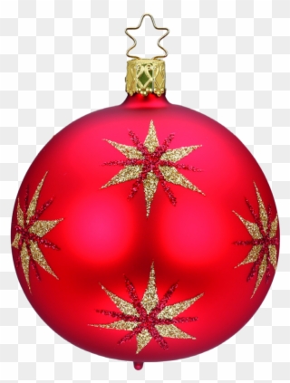 Weihnachtsschmuck - Christbaumkugeln Rot Clipart