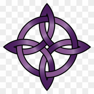 Tribal Heart And Flower Tattoo Designs 15, Buy Clip - Celtic Design Border Purple - Png Download