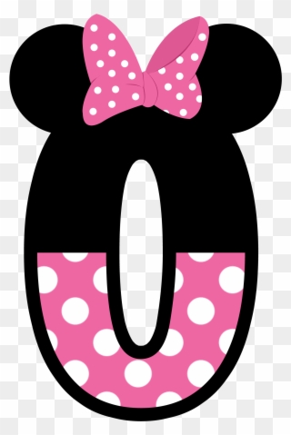 Zahlen, Buchstaben, Einladungen, Applikationen, Geburtstag, - Minnie Mouse Number 6 Clipart