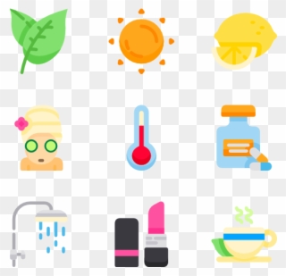 Spa & Wellness - Spa Icons Png Clipart