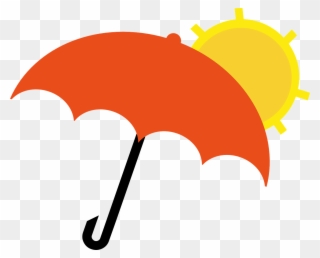 Umbrella Orange Drops Yellow Png Image - Umbrella Clipart