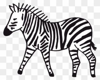 Nicht Nur Der Zebrastreifen Hat Streifen, Auch Dieses - Zebra Clipart