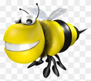 Cartoon Queen Bee 21, Buy Clip Art - 3d Bee Png Transparent Png