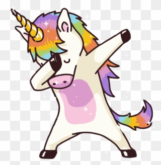 Dabbing Unicorn Shirt Dab Hip Hop Funny Magic Shower - Dabbing Unicorn Clipart