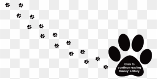 Dog Trail Free Download Best On X - Dog Paw Print Trail Png Clipart