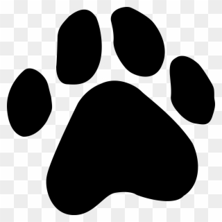 Puppy Clipart Foot - Jack Russell Paw Print - Png Download