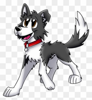 Cartoons Dogs 16, Buy Clip Art - Border Collie Puppy Cartoon - Png Download