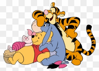 Winnie The Pooh And Friends Clip Art 12 - Pooh Tigger Piglet Eeyore - Png Download