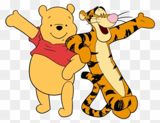 Pooh, Tigger - Winnie L Ourson Et Tigrou Clipart