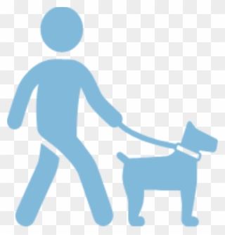 Dog Walking - Walk The Dog Icon Clipart