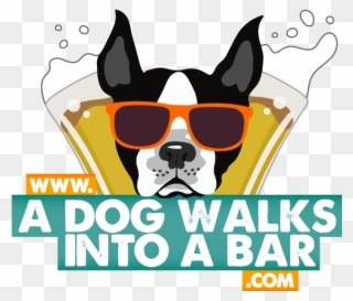 Dog Walks Into A Bar Clipart