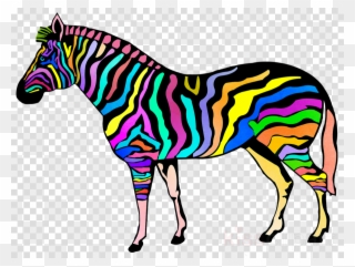 Zebar Animal Clipart Zebra Animal Print Clip Art - Colouring Images Of Zebra - Png Download