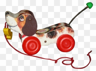 Vintage Toy Dog - Child Clipart