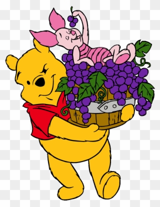 Download Winnie The Pooh Grapes Clipart Winnie The - Winnie The Pooh Grapes - Png Download