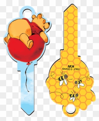 Winnie The Pooh Clipart House - Winnie The Pooh Keys - Png Download