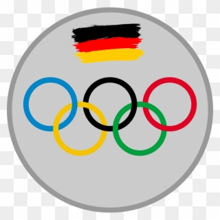 Die Olympische Silbermedaille Geht Somit An Deutschland - Mexican Summer Olympics 1968 Clipart