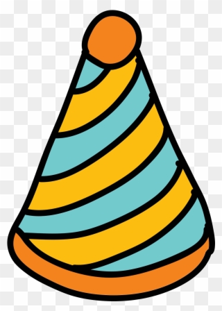 This Icon Represents Party Hat - Party Hat Clipart
