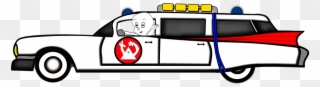Cartoon Police Car 9, Buy Clip Art - Ghost Buster Car Cartoon - Png Download