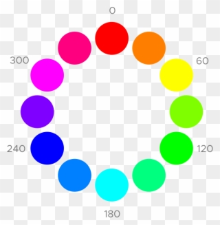 Colours Clipart Hue - Color Wheel Circles - Png Download
