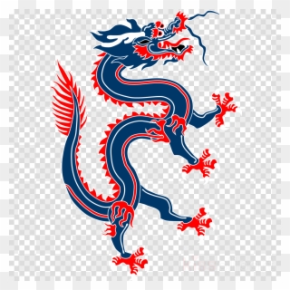 Chinese Dragon Svg Clipart China Chinese Dragon Clip - Ancient Chinese Coat Of Arms - Png Download