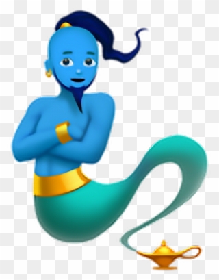 Man Genie - Man Genie Emoji Clipart