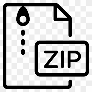 Thin File Document Zip Rar Compressed Comments - Document Pdf Icon Png Clipart