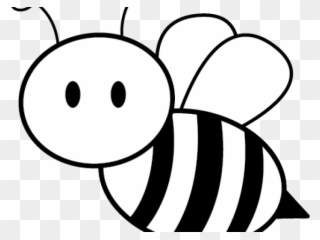 Outline Image Of Honey Bee Clipart