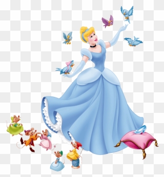 Cinderella Birds Clipart - Cinderella Clipart - Png Download