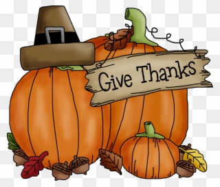 Feast Clipart Celebration - Thanksgiving Give Thanks Clipart - Png Download