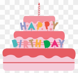 Big Image - Birthday Cake Vector Png Clipart