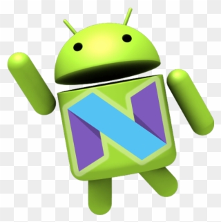 Najnowszy I Zarazem Najszybszy Android Dostępny W Androidowych - Android Nougat Logo Png Clipart