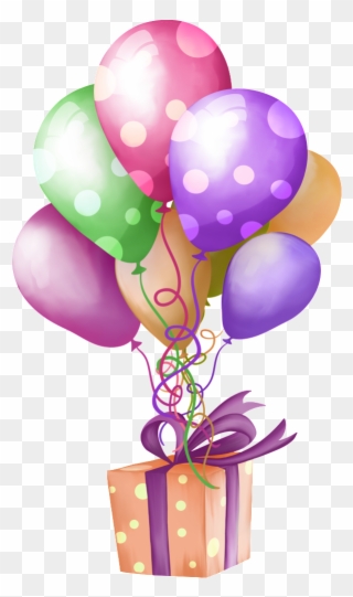Verjaardag - Birthday Balloons And Presents Clipart