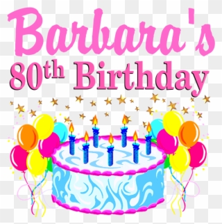 Favorite - Happy 75th Birthday Barbara Clipart