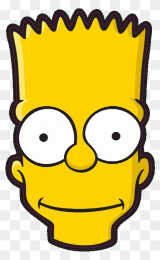 Imagenes Png Tumblr Bart Buscar Con Google - Bart Simpson Front Face Clipart