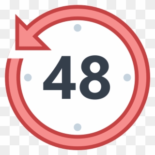 Clip Art Numbers 1 - 48 Hours Icon Png Transparent Png
