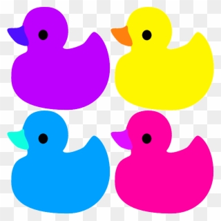 Rubber Ducks With Different Hues - Rubber Duck Clipart