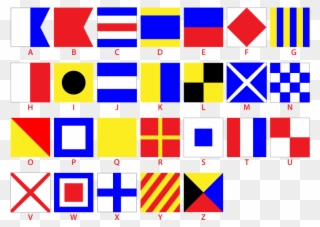 How To Solve Code Puzzles - Ff Set Of 40 Large Nylon Nautical Code Signal Flags Clipart
