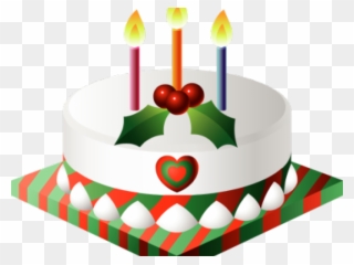 Christmas Cake Free Clipart - Png Download
