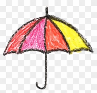 Crayon Umbrella Drawing Png Free Png Images Toppng - Crayon Drawing Transparent Background Clipart