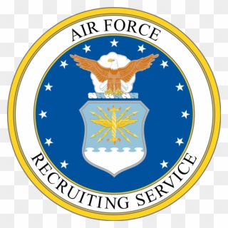 Shield Of The United States Air Force Recruiting Service - United States Air Force Clipart