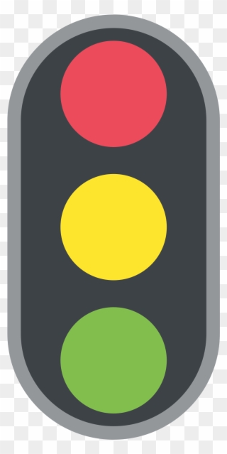 Traffic Light Template 4, Buy Clip Art - Traffic Light Emoji - Png Download