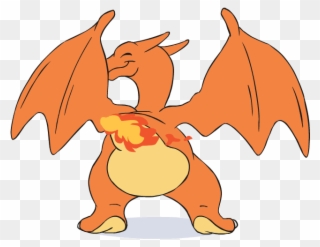 Barefoot Clipart Wiggle To - Charizard Butt Gif - Png Download