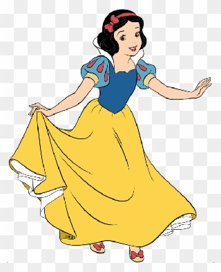 Snow White Clip Art 3 Disney Clip Art Galore Tinker - Snow White Dress Clipart - Png Download