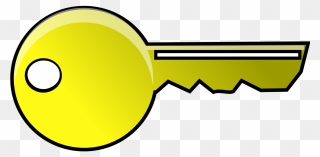 Key Clip Art Yellow - Png Download