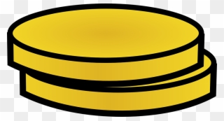 2 Gold Coins Clipart - Png Download