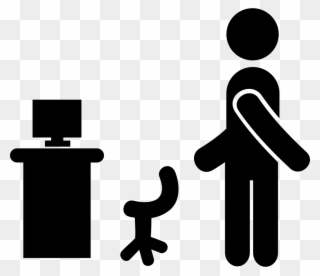 Man In Office Comments - Icon Clipart - Full Size Clipart (#1272841 ...