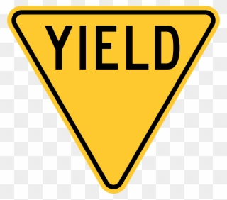 United States Sign - Yield Sign With No Background Clipart