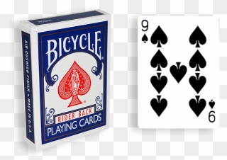Blue One Way Forcing Deck - Deck Of Bicycle Playing Cards Clipart