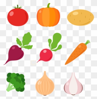 Jpg Royalty Free Library Auglis Illustration Flattened - Fruit And Vegetable Illustration Clipart