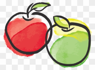 Apple Illustration - Apple Fruit Clipart